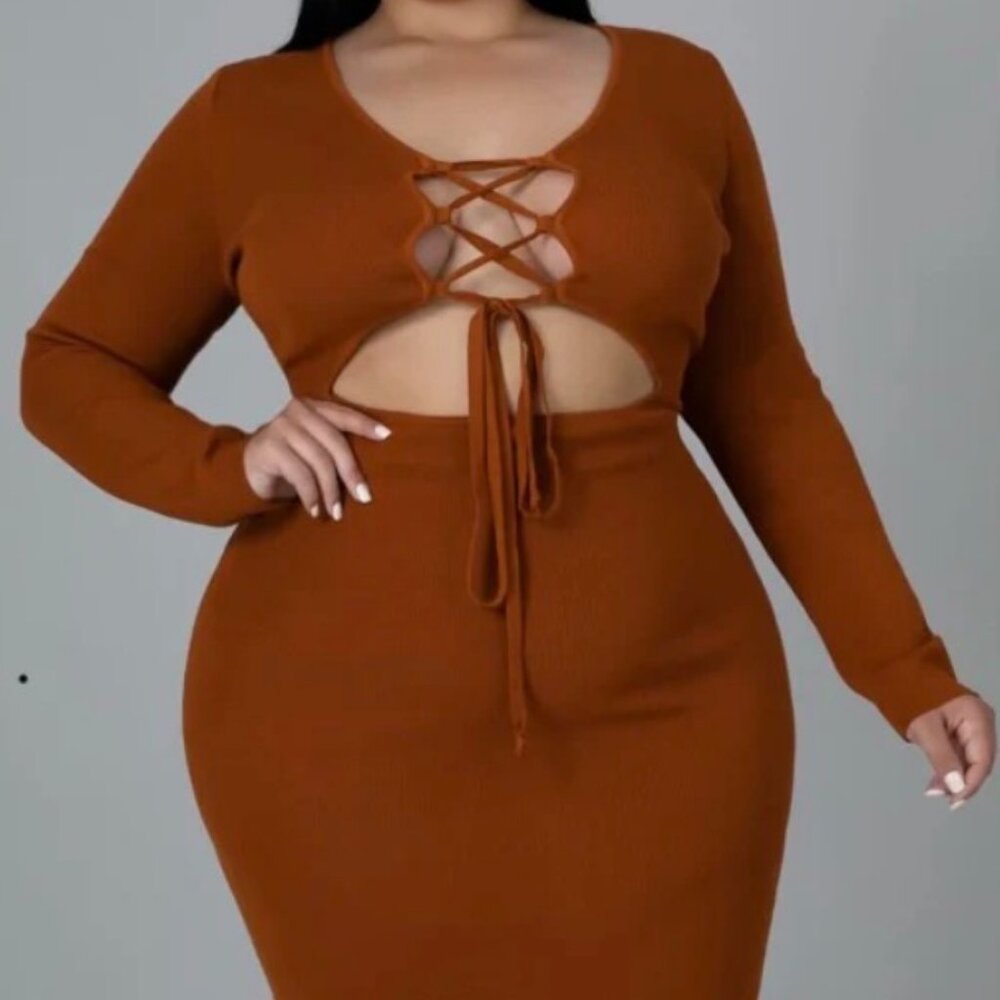 Rustic Midi Dress